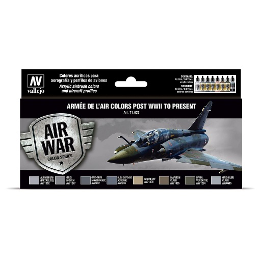 [571627] *Air War Armee de l'Air Colors post WWII to present 8 x 17 ml
