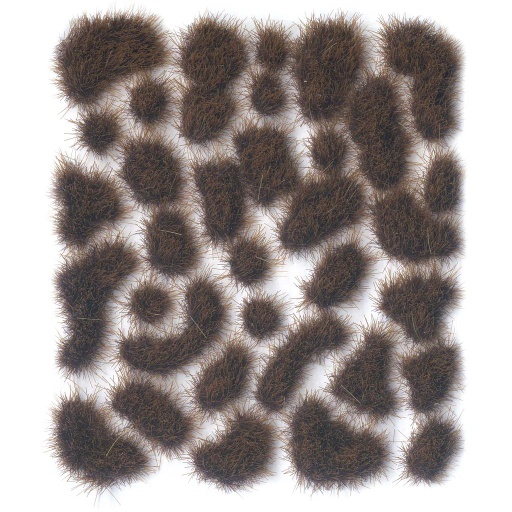 [5SC411] SC411 Scenery Wild Tuft - Brown, Medium: 4 mm (35 Aufkleber) (1/6 VE)