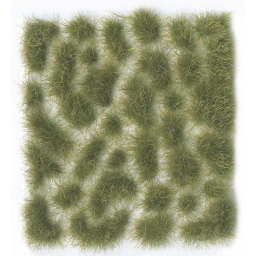 [5SC415] SC415 Scenery Wild Tuft - Dry Green, Large: 6 mm (35 Aufkleber) (1/6 VE)