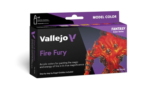 [570243] Fantasy Color Series Set Fire Fury 6 x 18 ml