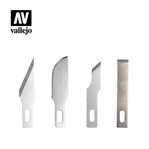 [5T06010] 5 Assorted Blades for Deluxe Modeling Knife Nº1 (1/24 PU)