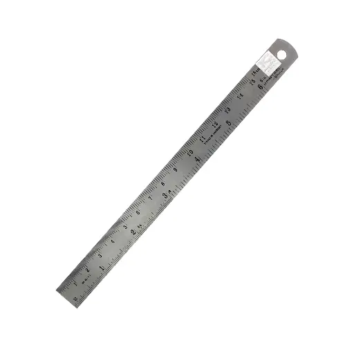[5T15003] Edelstahllineal 15 cm (1/6 VE) (T15003)