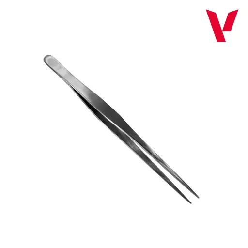 [5T12008] Straight Tip Stainless Steel Tweezers (1/6 PU)