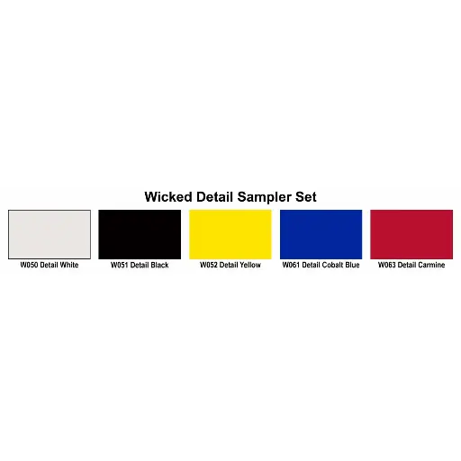 [116110] Wicked W110-00 Detail Sampler Set 6 x 60 ml